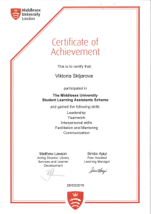 SLA Certificate